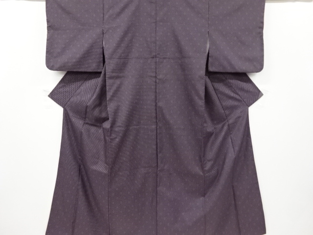 枡に十字絣織り出し着物